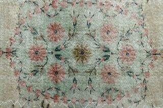 High Quality Vintage Oushak Rug - Thumbnail