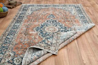 Handmade Vintage Turkish Rug - Thumbnail