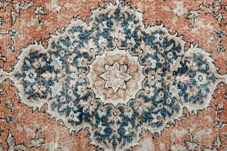 Handmade Vintage Turkish Rug - Thumbnail