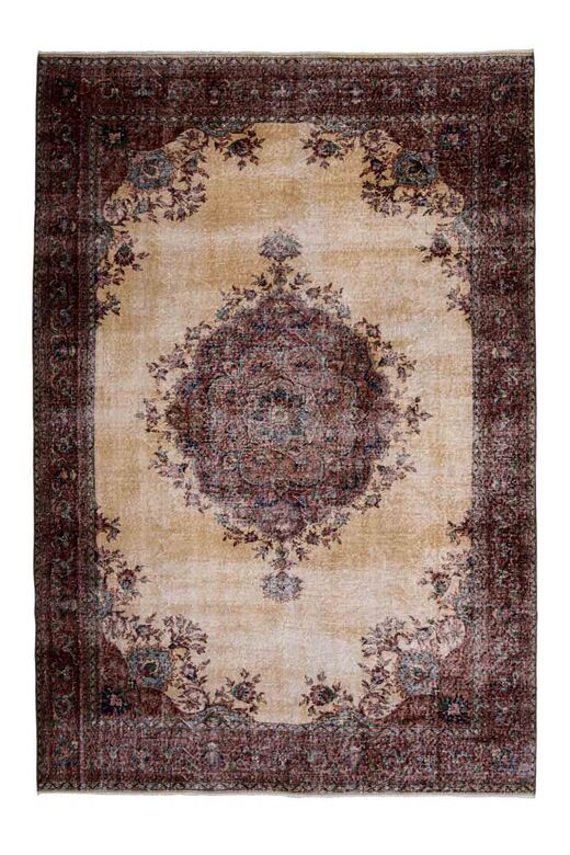 Special Vintage Oushak Area Rug