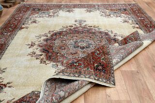 Special Vintage Oushak Area Rug - Thumbnail