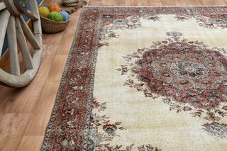 Special Vintage Oushak Area Rug - Thumbnail