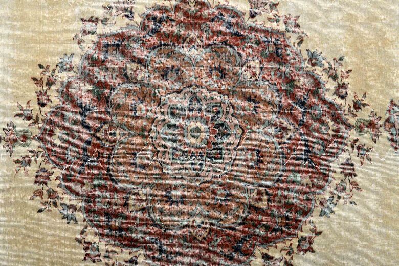 Special Vintage Oushak Area Rug