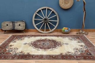 Special Vintage Oushak Area Rug - Thumbnail