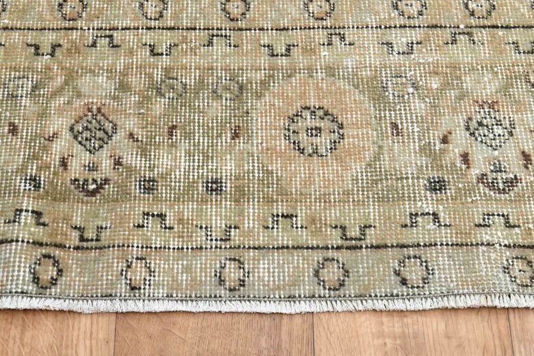 Wool Vintage Turkish Rug