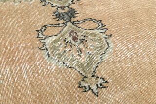 Wool Vintage Turkish Rug - Thumbnail