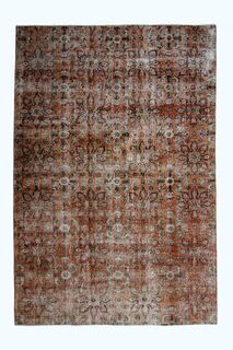 Floral Antique Turkish Rug - Thumbnail