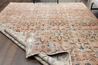 Floral Antique Turkish Rug - Thumbnail