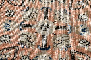 Floral Antique Turkish Rug - Thumbnail