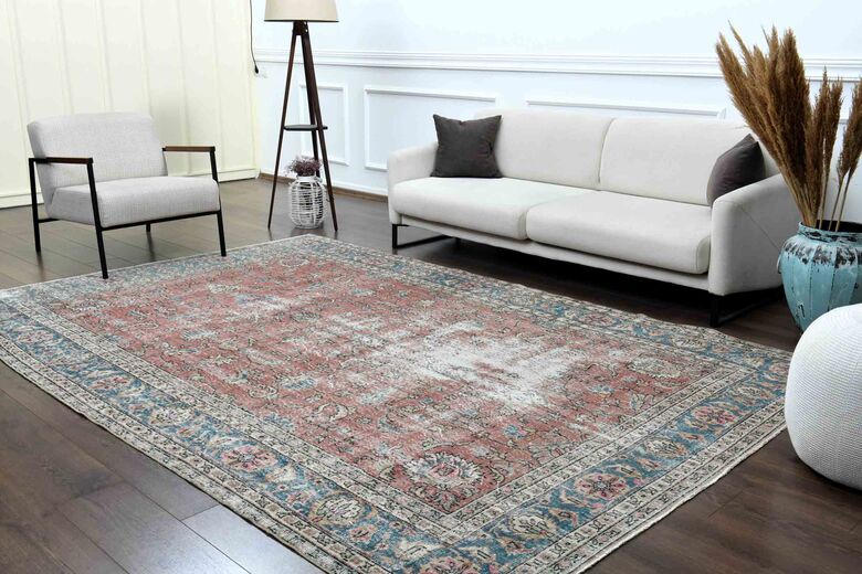 Vintage Living Room Area Rug