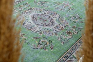 Shabby Chic Decor Vintage Turkish Rug - Thumbnail