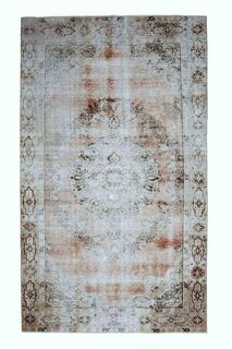 Abstract Antique Turkish Rug - Thumbnail