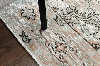 Abstract Antique Turkish Rug - Thumbnail