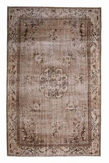 Hand-Knotted Vintage Turkish Rug - Thumbnail