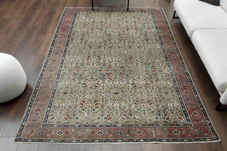 Unique Vintage Turkish Rug