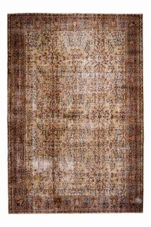 Floral Turkish Rug - Thumbnail