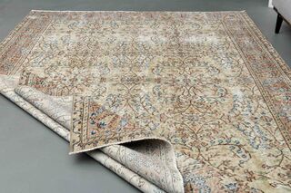 Floral Turkish Rug - Thumbnail