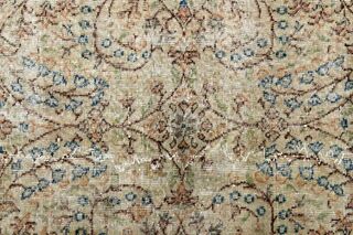 Floral Turkish Rug - Thumbnail