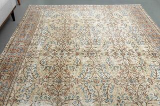 Floral Turkish Rug - Thumbnail