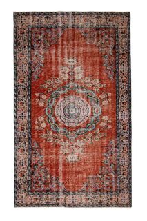 Handmade Vintage Turkish Rug - Thumbnail