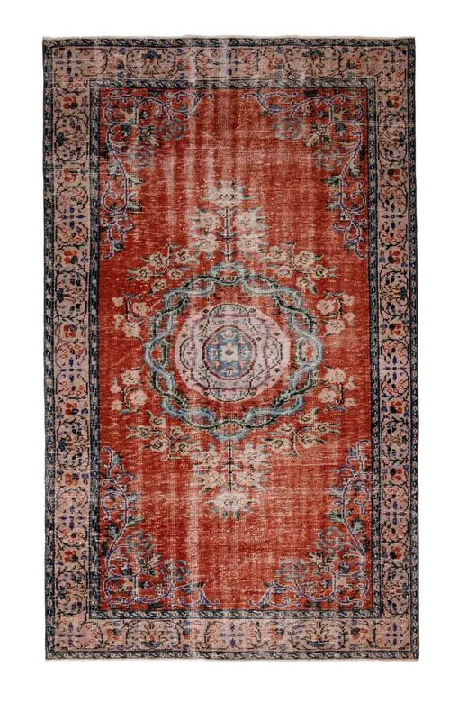 Handmade Vintage Turkish Rug