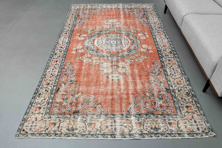 Handmade Vintage Turkish Rug