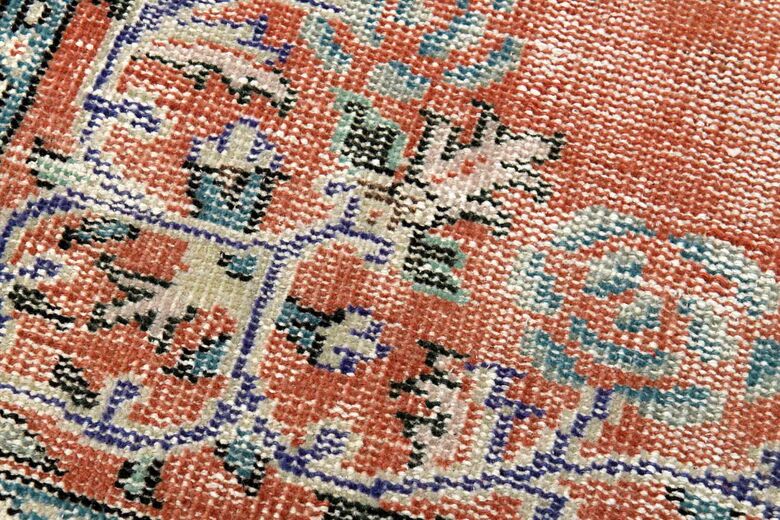 Handmade Vintage Turkish Rug