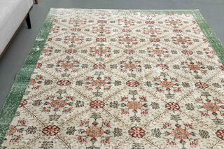 Retro Style Bohemian Turkish Rug - Thumbnail