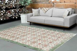 Retro Style Bohemian Turkish Rug - Thumbnail