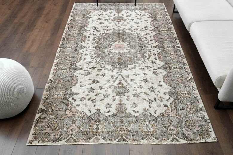 Wool Antique Turkish Rug