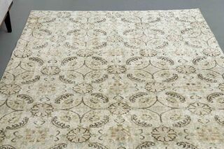 Floral Vintage Turkish Rug - Thumbnail