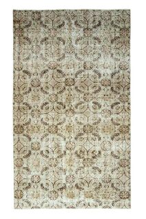 Floral Vintage Turkish Rug - Thumbnail