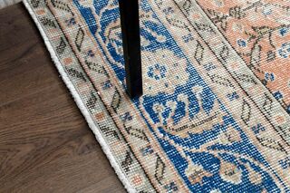 Antique Floral Turkish Rug - Thumbnail