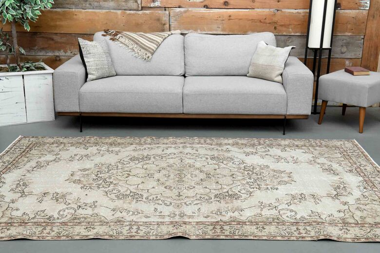 Neutral Bohemian Vintage Rug