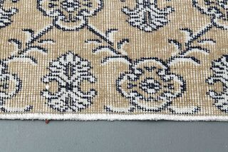 Ikat Damask Vintage Area Rug - Thumbnail