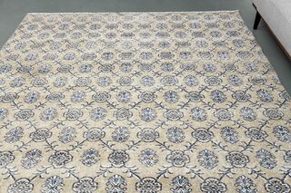 Ikat Damask Vintage Area Rug - Thumbnail