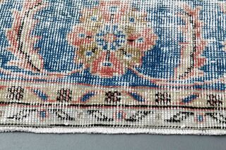 Turkish Antique Floral Rug - Thumbnail