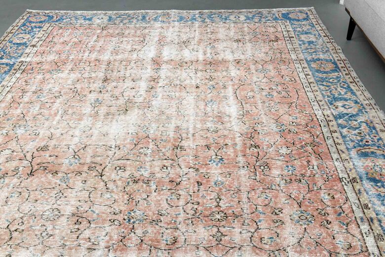 Turkish Antique Floral Rug