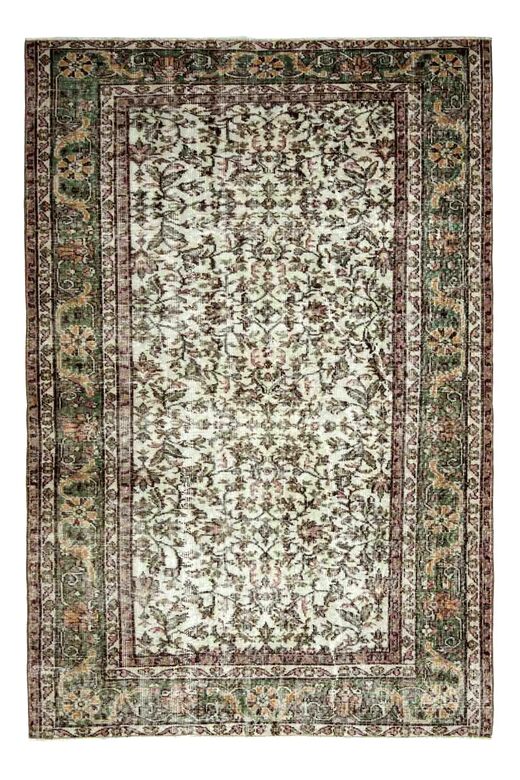 Handwoven Wool Oushak Rug