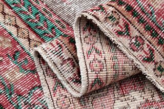 Worn Vintage Handwoven Rug - Thumbnail