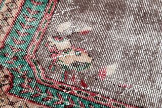 Worn Vintage Handwoven Rug - Thumbnail