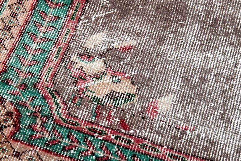 Worn Vintage Handwoven Rug