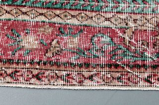 Worn Vintage Handwoven Rug - Thumbnail