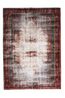 Worn Vintage Handwoven Rug - Thumbnail