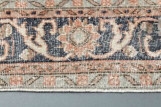 7x11 Medallion Vintage Turkish Rug - Thumbnail