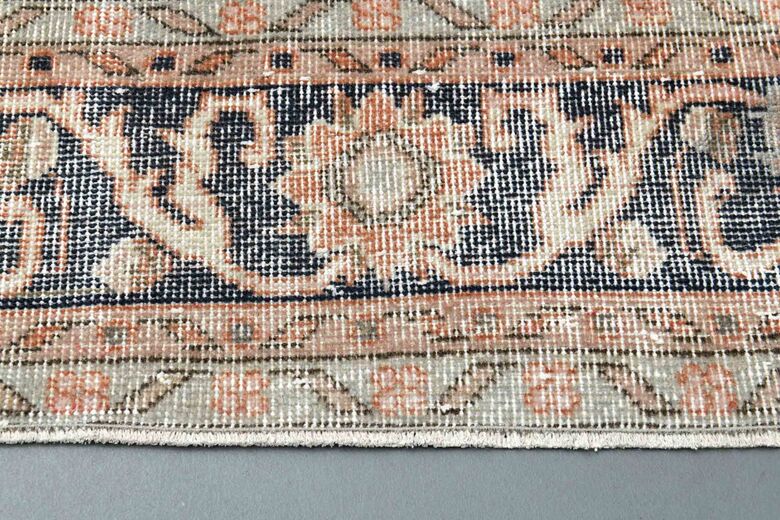 7x11 Medallion Vintage Turkish Rug