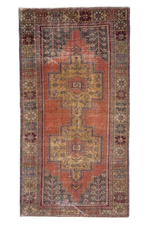 Red Vintage Turkish Rug