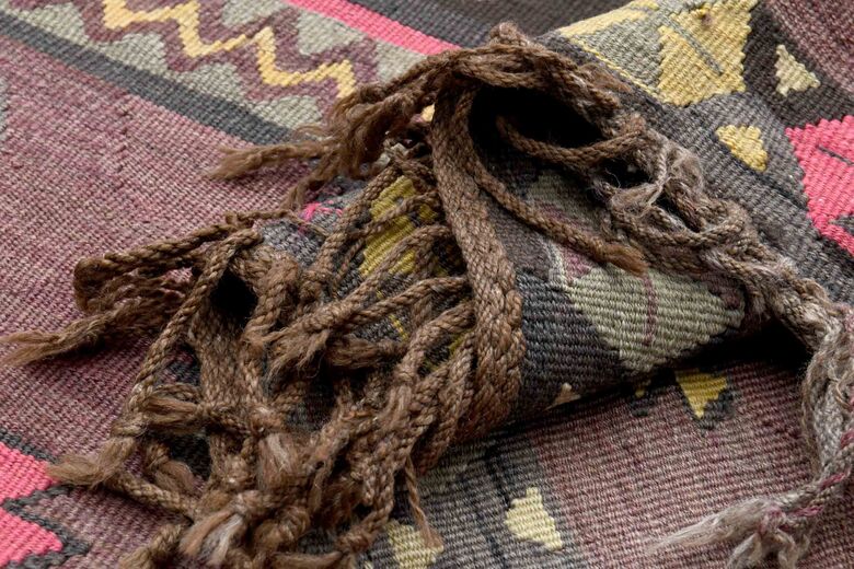 Flatweave Vintage Turkish Runner Rug