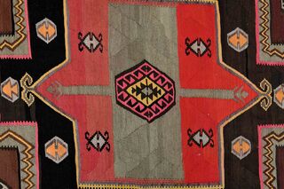 Flatweave Vintage Turkish Runner Rug - Thumbnail