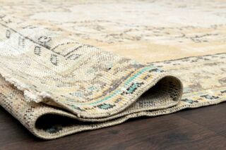 Wool Vintage Turkish Rug - Thumbnail